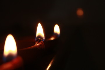 candle in the dark