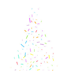 Sprinkles grainy. Cupcake donuts, dessert, party