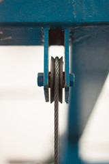 Details of machines inside the factory