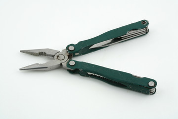 tools on a white background plier