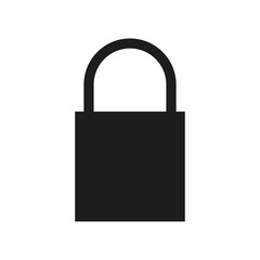 Padlock icon. Security concept. Vector illustration.