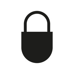 Padlock icon. Security concept. Vector illustration.