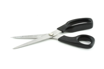 tools on a white background scissors