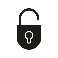 Padlock icon. Security concept. Vector illustration.
