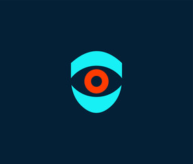 Obraz premium Eye care Logo Icon Premium Minimal emblem design template