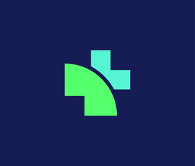 Medical Logo Icon Premium Minimal emblem design template