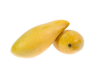 Mango isolated on white