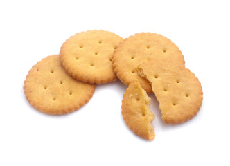 cracker  isolated on white background
