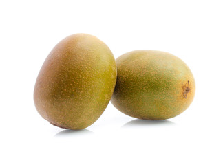 gold kiwi isolated on white background
