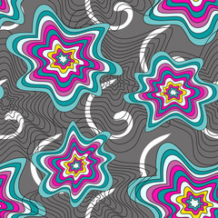 abstract geometric seamless pattern grunge texture