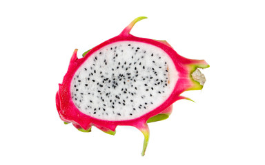 dragon fruite isolated on white