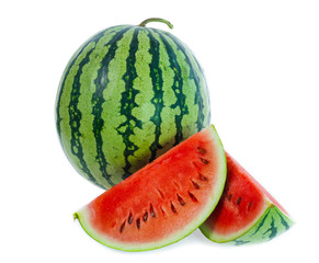 watermelon isolated on white