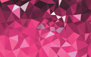 Light Pink vector modern geometric abstract background  , Multicolor, Rainbow vector triangle mosaic template