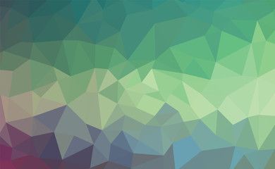 Fototapeta premium Light Green vector polygon abstract backdrop. Polygonal abstract vector with gradient. Textured pattern for your backgrounds