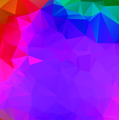Obraz premium Abstract multicolor blue and purple background. Vector polygonal design illustrator