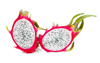 dragon fruite isolated on white