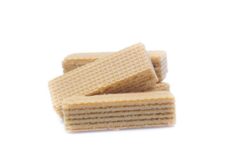 Wafers stick isolated on white background