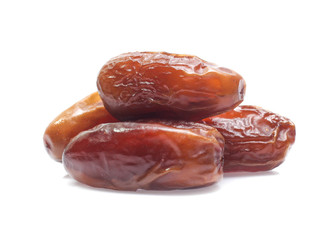 Dates isolated on white background