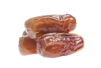 Dates palm isolated on white background