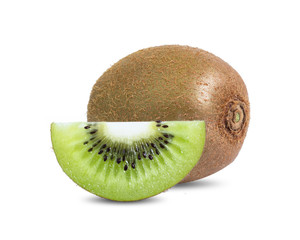 kiwi fruit  isolated on white background