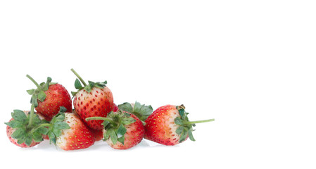 strawberry isolated on white