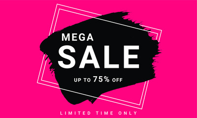 Mega Sale Promo Flyer Design 
