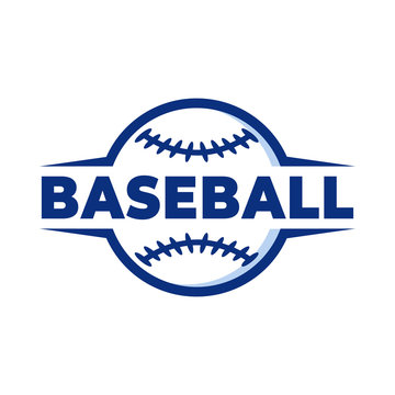 simple cool baseball logo design