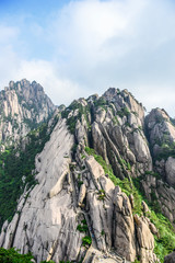 Yellow Mountains.Mount Huangshan.A mountain range in southern Anhui province in eastern China.