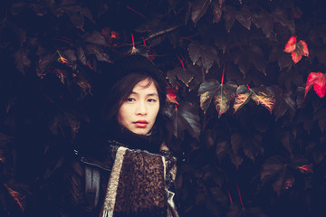 Asian woman fashion portrait  