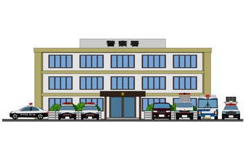 警察署縁取り © まんもす