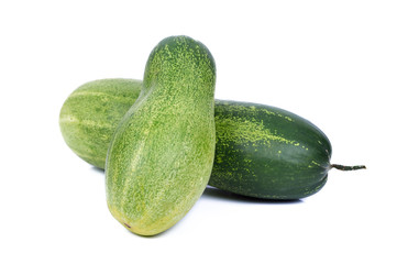 Cucumber isolated on white background