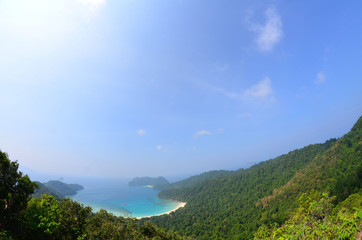 Beautiful Macleod Island at Myanmar