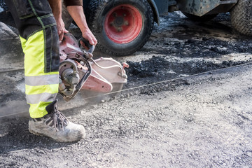 diamond grinding machine on gasoline