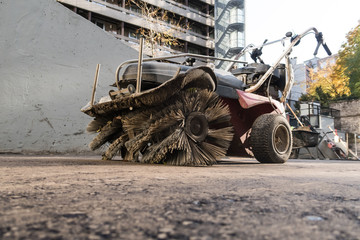 An street sweeper