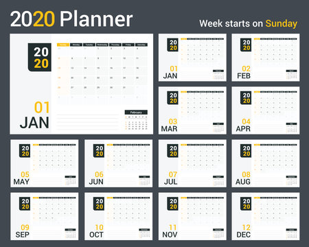 2020 Calendar - Planner