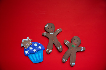 Christmas handmade decorative ornaments for design