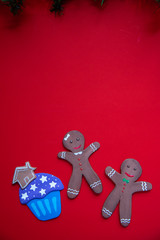 Christmas handmade decorative ornaments for design