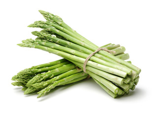 Asparagus on a white background