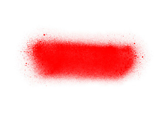 Abstract red line brush