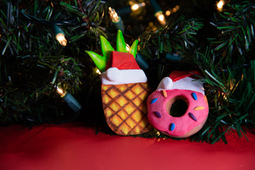 Christmas handmade decorative ornaments for design