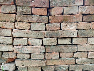 wall of old bricks