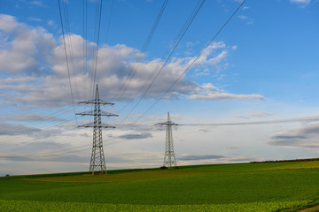 Hochspannungsleitungen