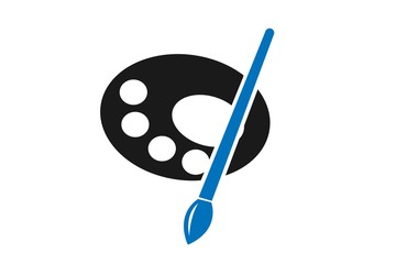 brush and paint icon