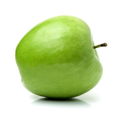 Green apple isolated on white background