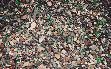 glass beach in Vladivostok, Russia