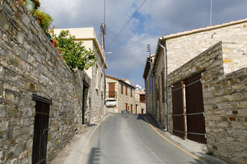 Traditional houses in Skarinou village, Cyprus