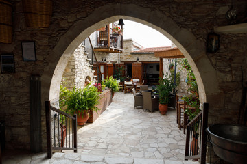 Traditional houses in Skarinou village, Cyprus