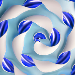 Elegant minimal background. 3d illustration, 3d rendering.