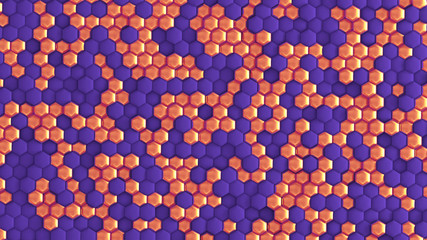 Beautiful interior pattern background. 3d illustration, 3d rendering.