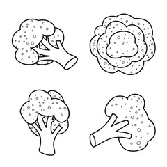 Vector illustration of eating and diet logo. Set of eating and healthy stock symbol for web.